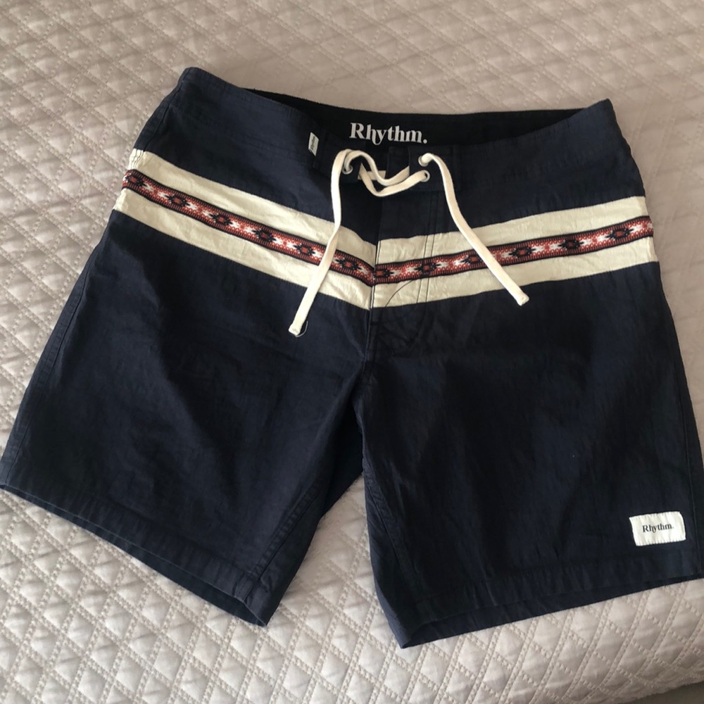 Navy Blue Rhythm Boardshort